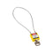 Brady Compact Cable Padlock Yellow 40cm KD