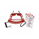 Safety Lock & Tag Carrier Red