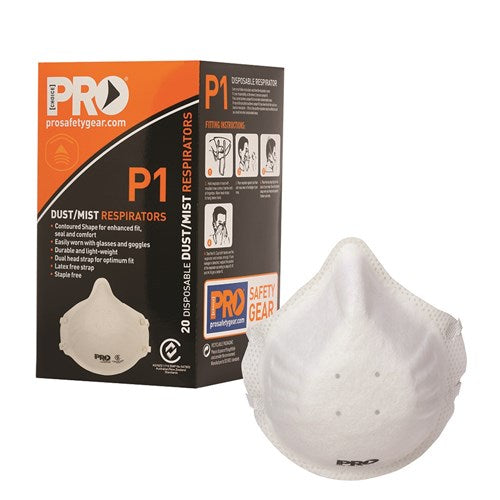 Dust Masks P1 Respirator PC301 Box of 20