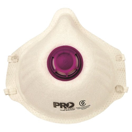 Dust Masks P1 Respirator with Valve PC315 Box of 12