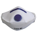 Dust Masks Flat Fold P2 Respirator with Valve PC2122 Box of 12