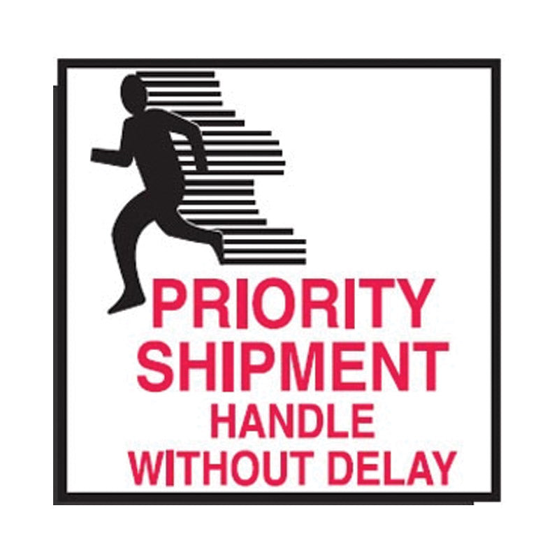 Shipping Labels - Priority Shipment Handle Without Delay