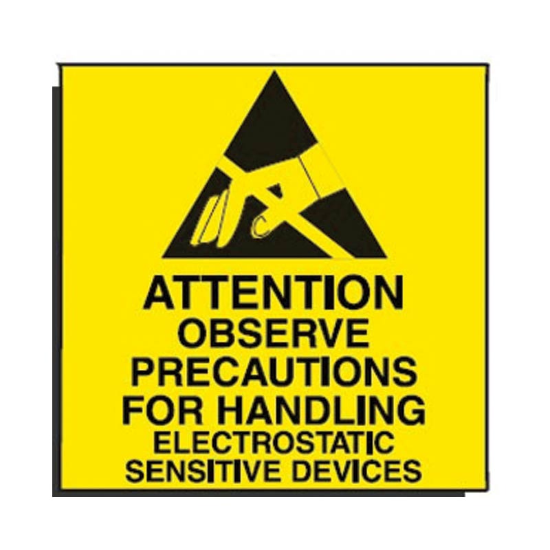 Shipping Labels - Attention Observe Precautions For Handling Electrostatic Sensitive