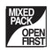 Shipping Labels - Mixed Pack Open First