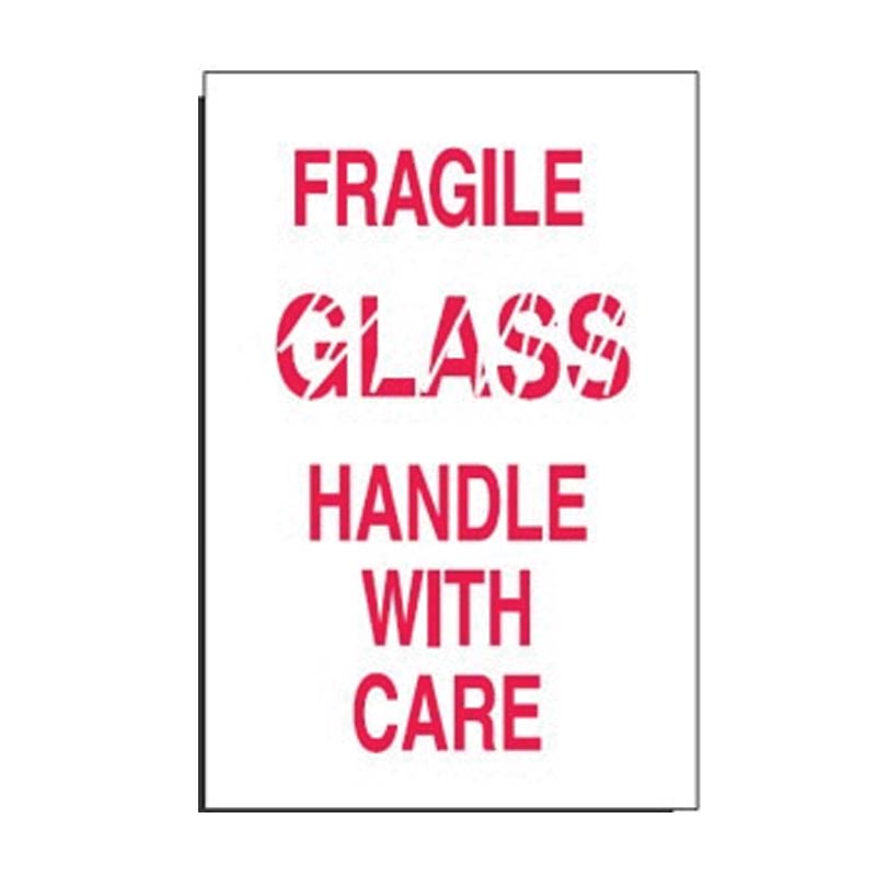 Shipping Labels - Fragile Glass Handle With Care