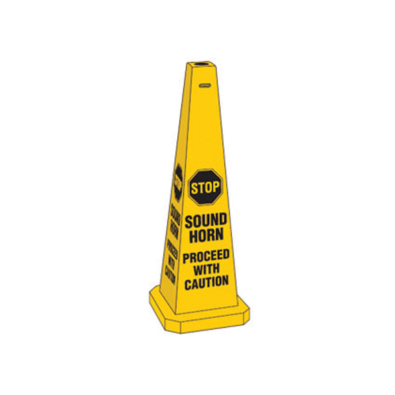 BradyCone Warning System - Stop Sound Horn Proceed With Caution