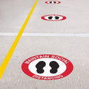 Floor & Carpet Marking Sign - Maintain Social Distancing