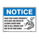 Notice Sign -Wash Your Hands Frequently